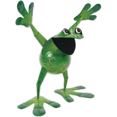 Speedy, sculpture de grenouille