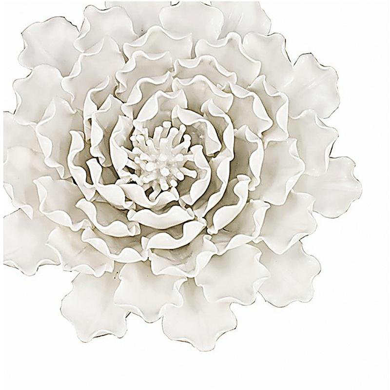 Décoration murale fleur faite à la main D9,3x3 "