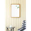 Miroir 24 po x 36 po en bois avec une touche de style moderne - Décorez votre maison