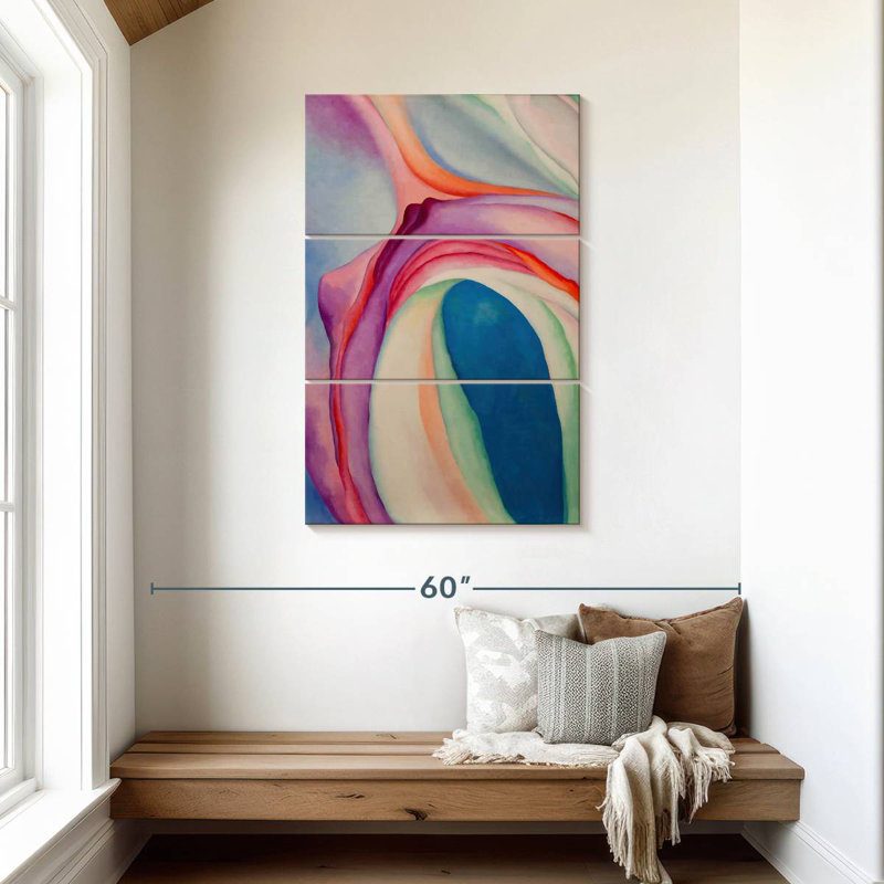 Avery musique rose et bleu II, H 45 po x l 28 po