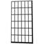 Porte de douche à panneau simple noir mat 38 po x 72 po - apparence de salle de bain transformatrice l 38 po x H 72 po fixe à panneau, entrée ouverte, verre trempé, mise à niveau élégante