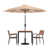 Parasol brun clair sélectionné