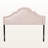 Iridium Nail Head Trim Queen Light Pink Velvet Upholstered Headboard, 56.07'' H X 61.10'' W X 2.23'' D-254773808-254773823
