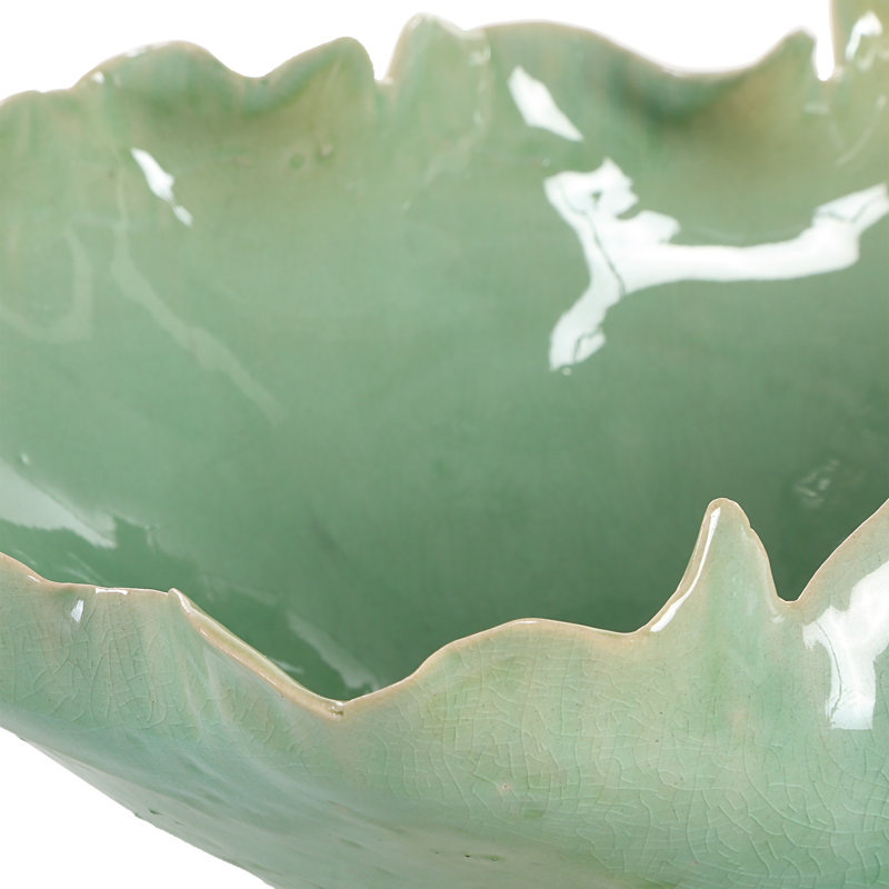 Bol en verre vert Wilson
