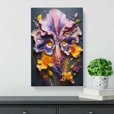 Iris Flower Neo-Plasticism - Print