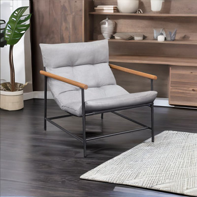 Metal Frame Accent Chair