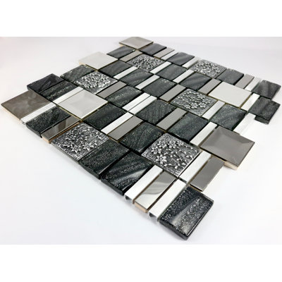 Carreau de mosaïque de céramique / métal / verre de taille aléatoire Vitray