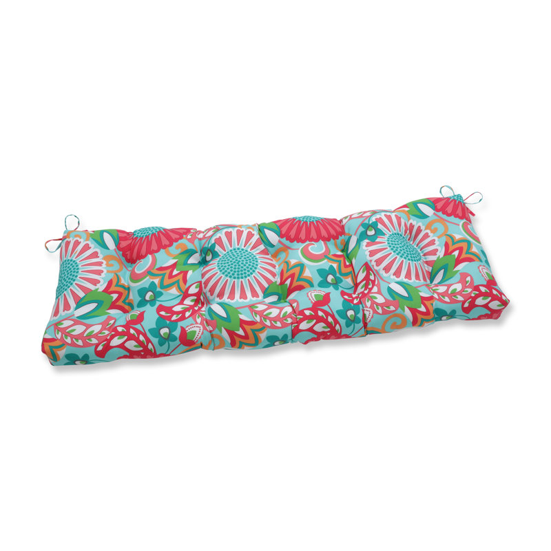 Coussin de siège intérieur / extérieur Sisneros, Corail, L 60 po