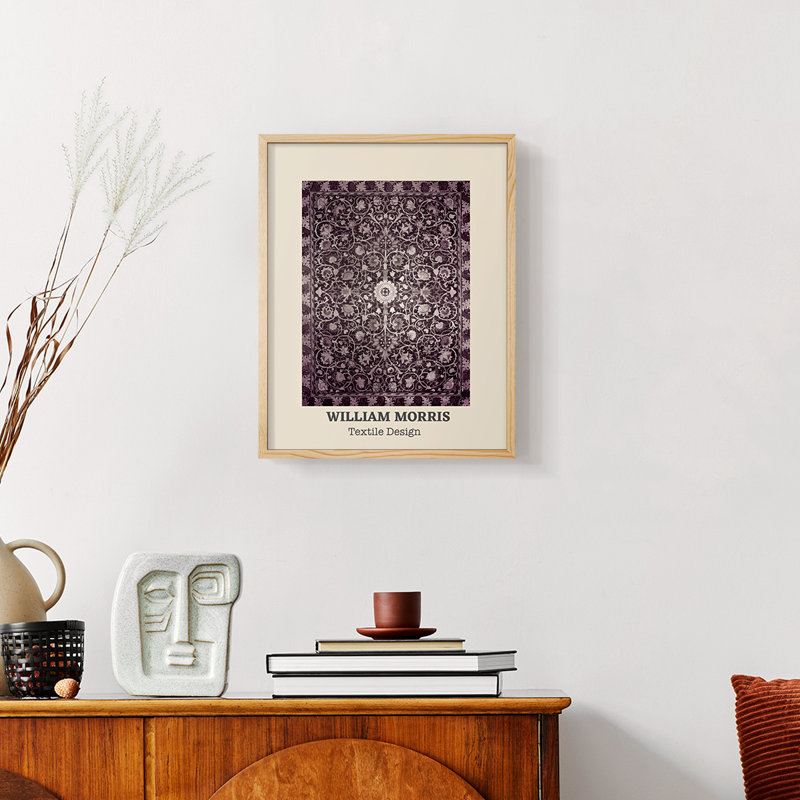 William Morris, reproduction encadrée Lxxvi, Naturel, H 14 po x l 11 po