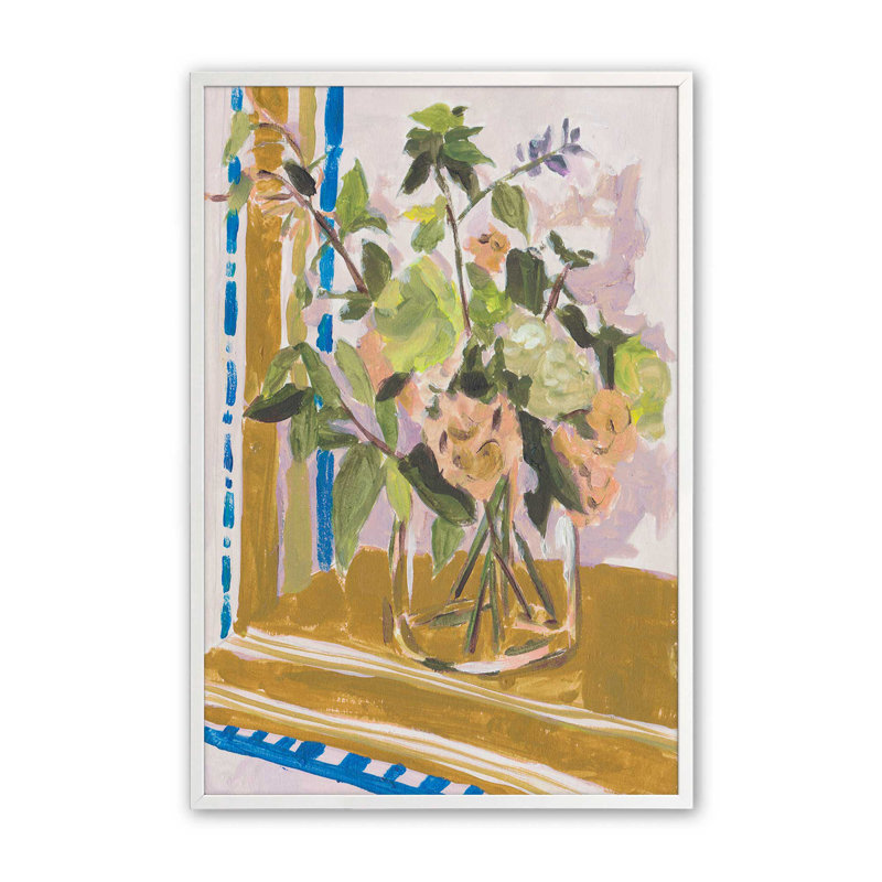 Reproduction d'art sur toile, "Nostalgia II" par Melissa Wang, Impression sur cadre ouvert sans papier mat, H 32 po x l 48 po