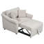 Fauteuil convertible en chenille Eloria-116844537