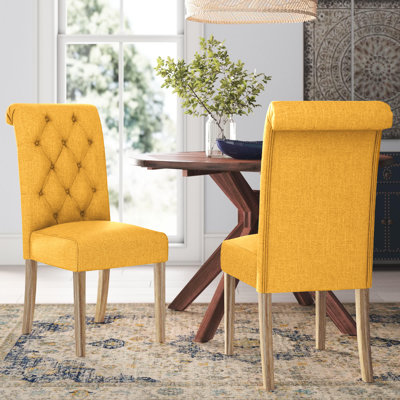 Charlotte Tufted Upholstered Parsons Chair