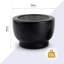 Black Granite Pestle & Mortar With Base