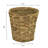 Handwoven Banana Leaf Wicker Waste Basket-86556015-86556016