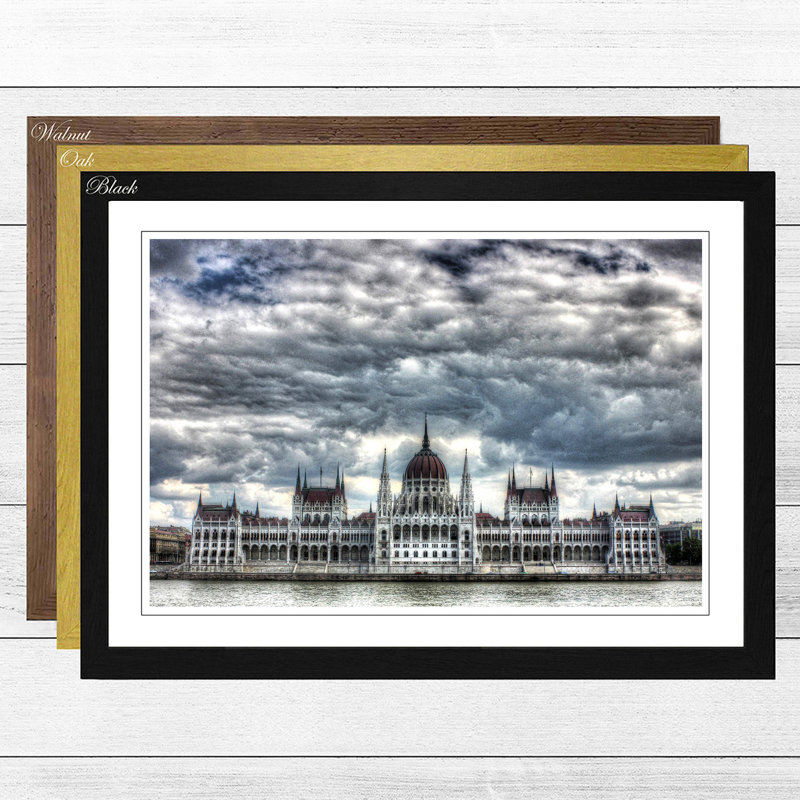 Single Picture Frame Print, Black