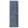 Straight Top Open Louvre Shutters Pair