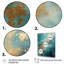 Jaalah turquoise tranquillité IV - imprimé-1635561654-1635561656