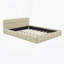 Lit plateforme tapissier avec tissu épais-1816604011