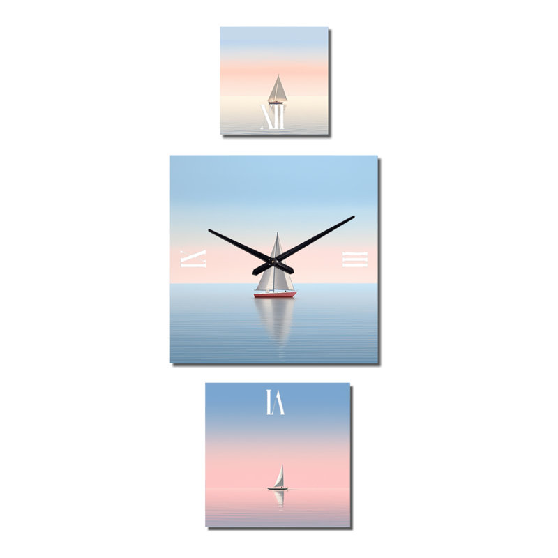 Madasyn - Nautical & Beach Large Nautical & Coastal Wall Clock