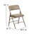 Oliverson Upholstered Metal Folding Event Chairs with Padded Seats-488726866