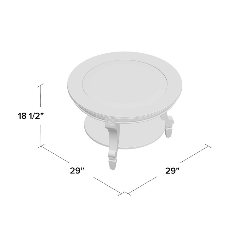 Dipietro Glass Top Coffee Table