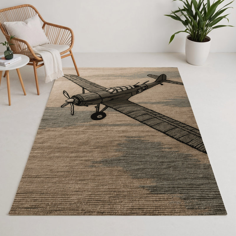 Tapis intérieur et extérieur gris Transport, Rectangulaire 3 pi x 5 pi