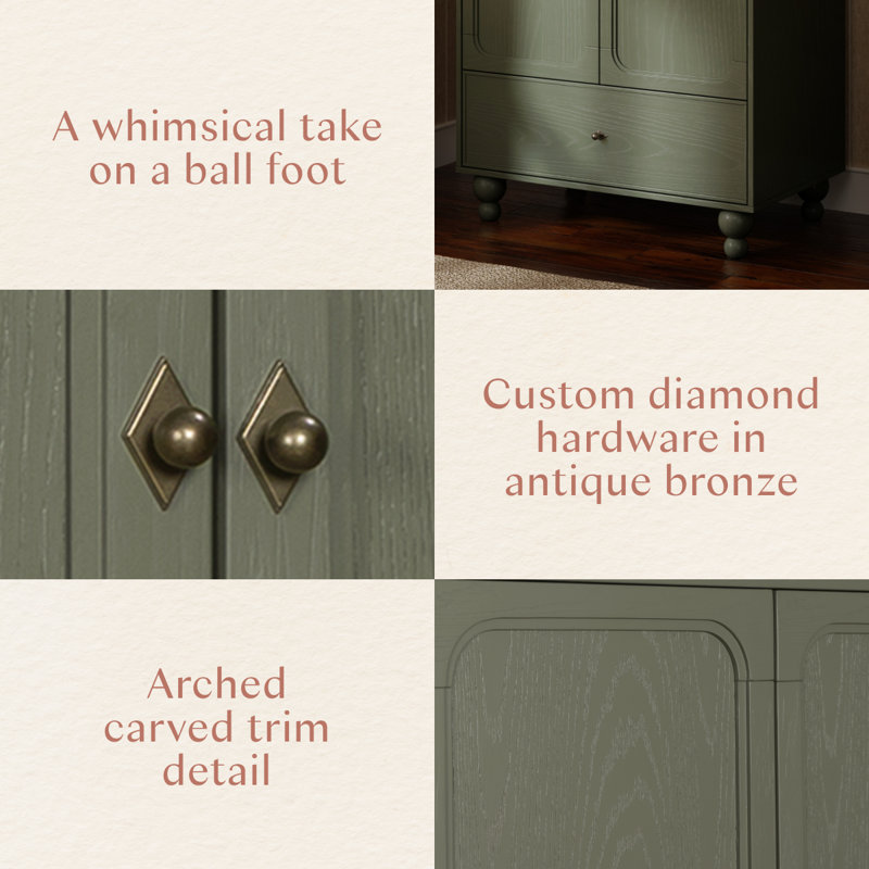 Astre Assembled Armoire by Nate Berkus, Archival Elm