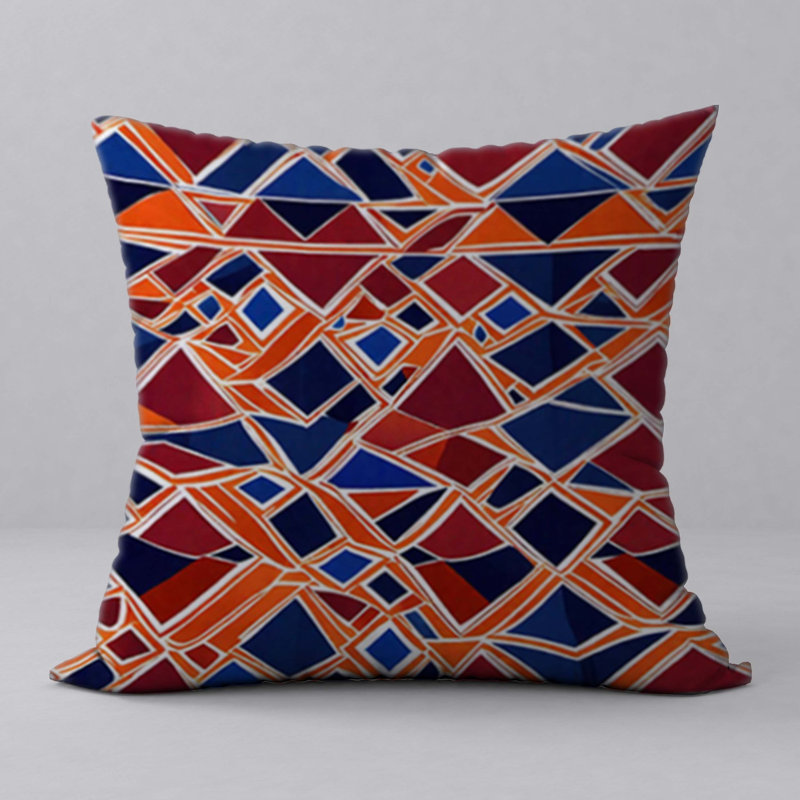  Oreiller New ManosMorenas, caractère et motifs vibrants / taille 18 po x 18 po