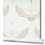 Kumano Pearleascent 3D Embossed Stork Design Wallpaper Roll-526913845