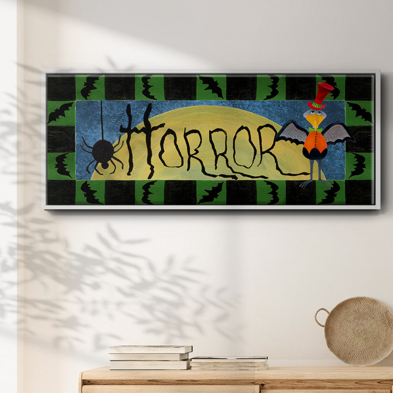 «Halloween Trick or Traiterers Collection D», toile encadrée, H 12 po x l 30 po