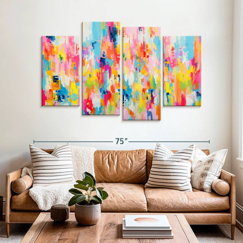 Avery Springtime Pigments I, 42" H x 68" W