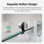 56-60 * 76 "Porte de douche coulissante double sans cadre à fermeture en douceur avec verre trempé de qualité supérieure (8 mm) et revêtement facile à nettoyer-118574671
