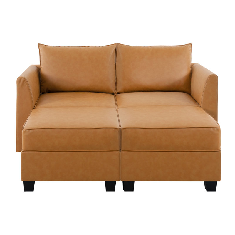 Canapé modulaire Rudolfine, Caramel