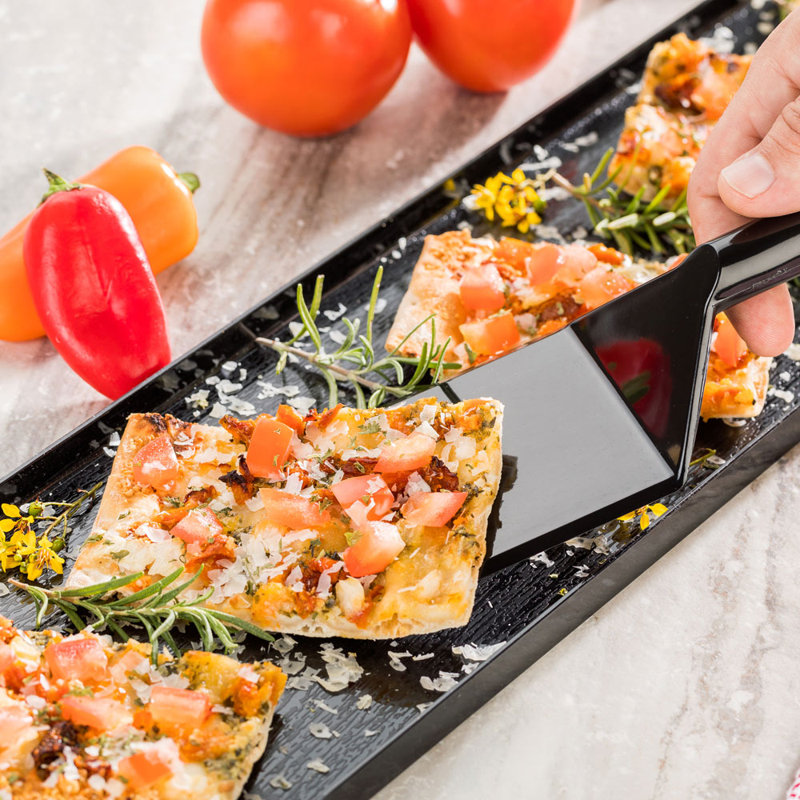 Spatule de service en plastique, Noir