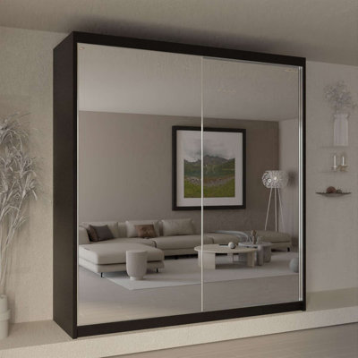 Chabier 2 Door Manufactured Wood Wardrobe