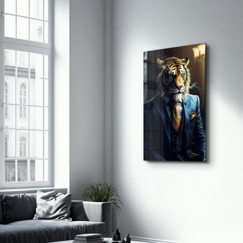 Peinture décorative en verre trempé