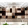 Cobina Geometric Shag Brown/Gray Area Rug