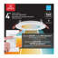 Globe électrique ultra mince 4 po Globe Electric W Ensemble d'éclairage DEL encastré en plastique 9 watts