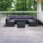 Wicker 6 - Person Modular Patio Conversation Set with Cushions