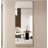 Full Body Round Corner Wall Mirror for Multiple Rooms, with Hanging Hole and High-Quality Features.