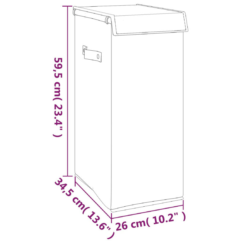 Fabric Laundry Hamper with Handles