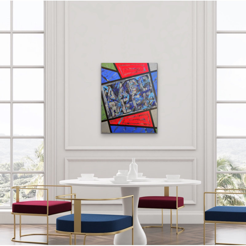 AABCDEEF Painting by Eddie Bruckner