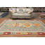 Tapis vert en laine vert tissé à plat 7 x 10