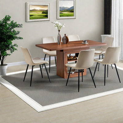 Ensemble de table de salle à manger extensible Modern