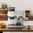 R.W.Flame Espresso Machine With Grinder,team Wand, Milk Cup&Self-cleaning Function For Home Barista