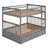 Bunk Bed With Drawers, Convertible Beds-1199223432