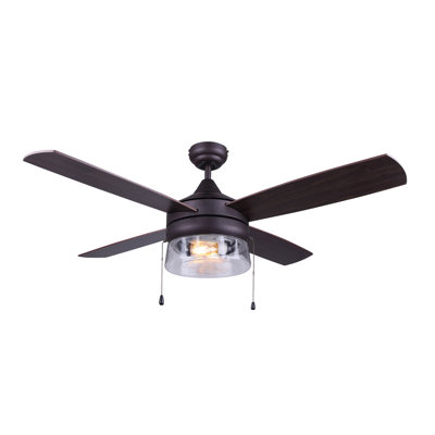 Renderos 48'' 4 Blade Ceiling Fan with Light Kit