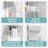 Zenna Home Tension Pole Corner Shower Caddy - Chrome - Adjustable 4-Basket Standing Organizer With Built-In Towel Bar, Rust-Resistant Bathroom Tension Rod Storage