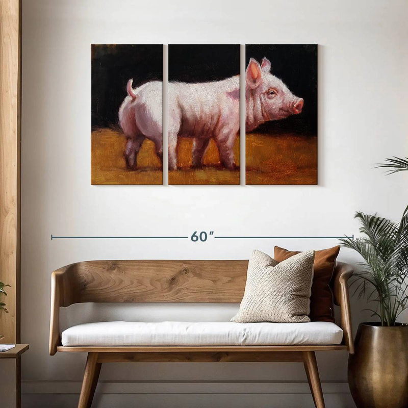 Brampt Wilbur, 28" H x 45" W