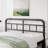 40” Black Metal Headboard-1178825810